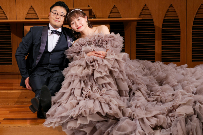 お二人で寄り添って♪