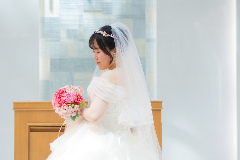 新婦様のソロショットも！美しい１枚です