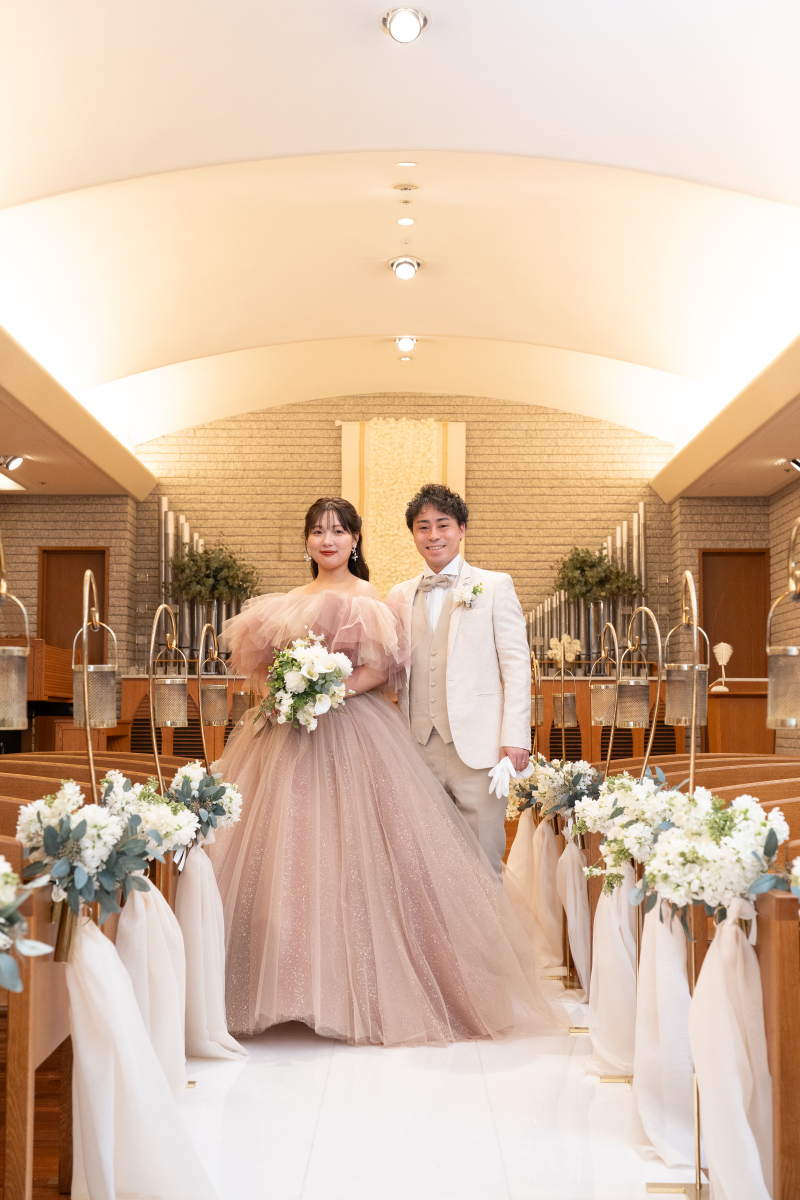 カラードレスにガラッとチェンジ！！