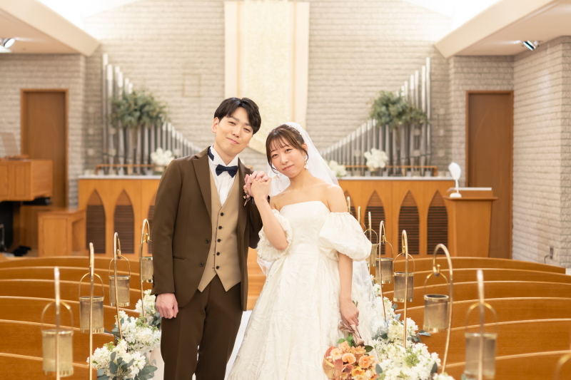 海浜幕張チャペルで撮影された新郎新婦様♪