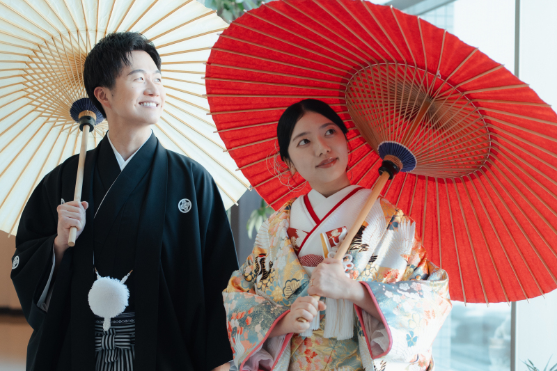 光に包まれる和の装い