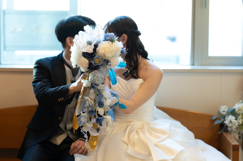 挙式風のおひろめフォトウェディング