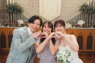 小さな結婚式 千葉海浜幕張店_家族と一緒に♪