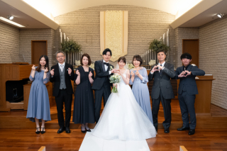 小さな結婚式 千葉海浜幕張店_家族と一緒に♪