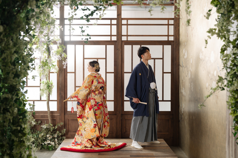 小さな結婚式 千葉海浜幕張店_色打掛・着物が豊富