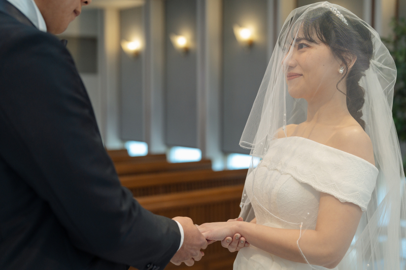 結婚式風のお写真撮影も承ります!