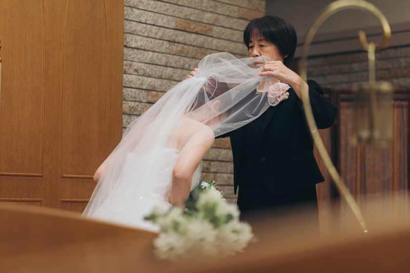 結婚式風なお写真撮影