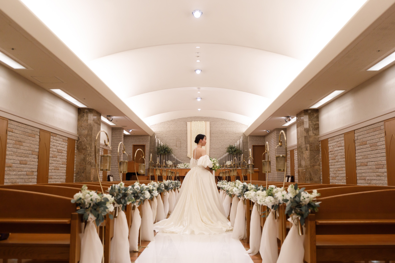 小さな結婚式 千葉海浜幕張店_結婚式場で撮影できる