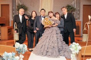 小さな結婚式 千葉海浜幕張店_家族と一緒に♪
