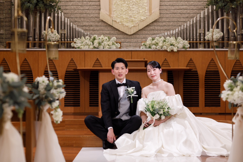 小さな結婚式 千葉海浜幕張店_チャペルで撮影できる