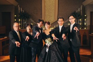 小さな結婚式 千葉海浜幕張店_家族と一緒に♪