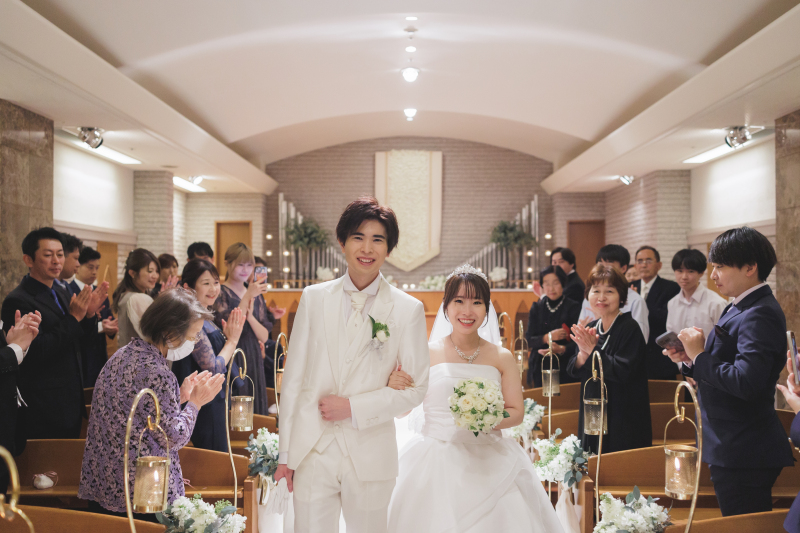 【挙式風チャペルフォト】基本料金50%OFF ドレス1着プラン|50データ・花嫁ヘアメイク込*91,000円→56,500円