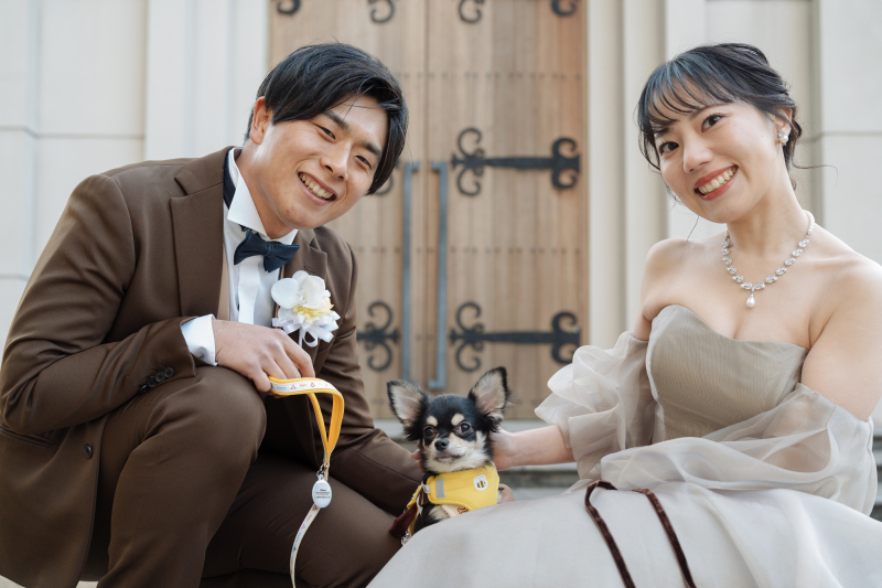 【ペットOK】スプリングス幕張チャペル!洋装1着_50カットデータ付き!ドッグランスペース完備☆