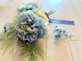 ブーケ　ブルー