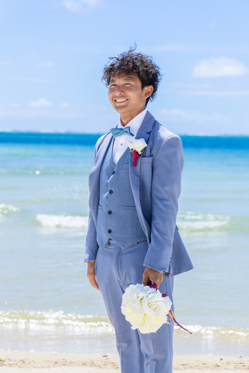 新郎様ソロショット