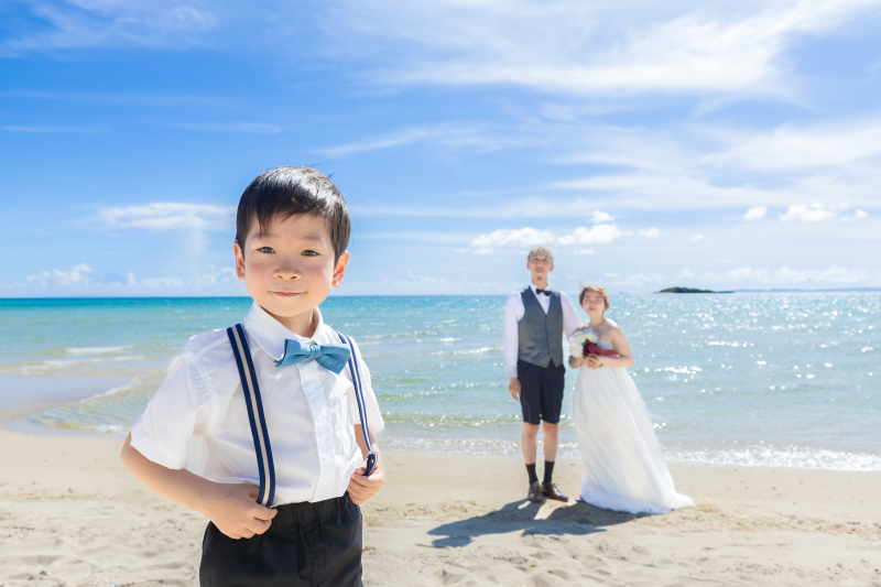 ウェディングポーズでパシャリ