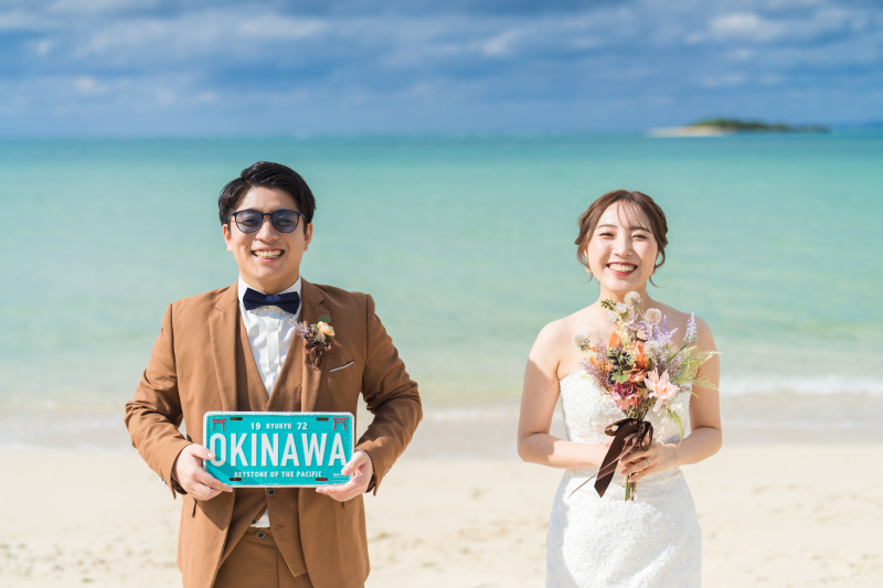 ※沖縄本島限定※【ベーシックフォトプラン】◇撮影地:穴場ビーチ!◇衣装/ヘアメイク/データお渡し/所要時間=約90分〜120分