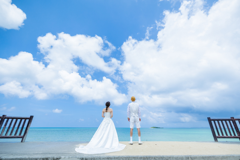 ※沖縄本島限定※【天然ビーチ&スタジオ撮影プラン】衣装/ヘアメイク/小物/撮影料/データお渡し/所要時間=120分〜150分