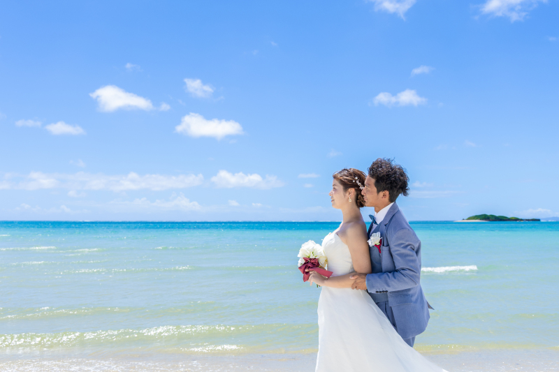 ※沖縄本島限定※【天然ビーチ&スタジオ撮影プラン】衣装/ヘアメイク/小物/撮影料/データお渡し/所要時間=120分〜150分