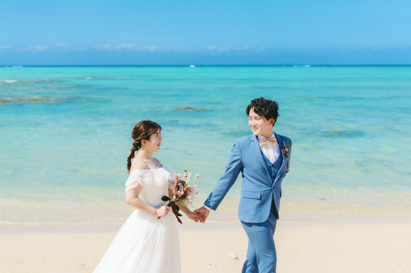 【沖縄本島エリア】※撮影日限定※ 沖縄ビーチ&グリーン撮影コミコミ100カット《全データ納品|衣装|ヘアメイク付|追加料金不要》