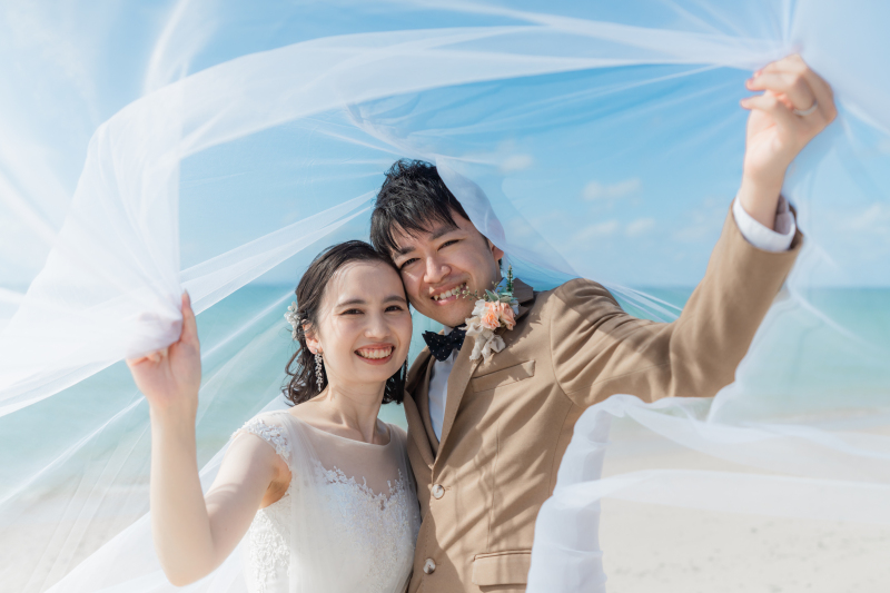 ※沖縄本島限定※【ベーシックフォトプラン】◇撮影地:穴場ビーチ!◇衣装/ヘアメイク/データお渡し/所要時間=約90分〜120分