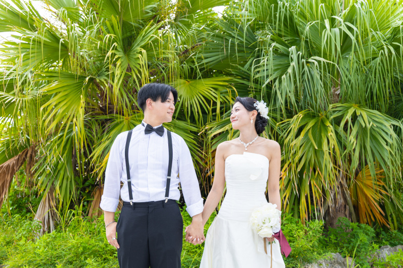 ※沖縄本島限定※【ベーシックフォトプラン】◇撮影地:グリーンエリア◇衣装/ヘアメイク/撮影料込み/ 所要時間=90分〜120分