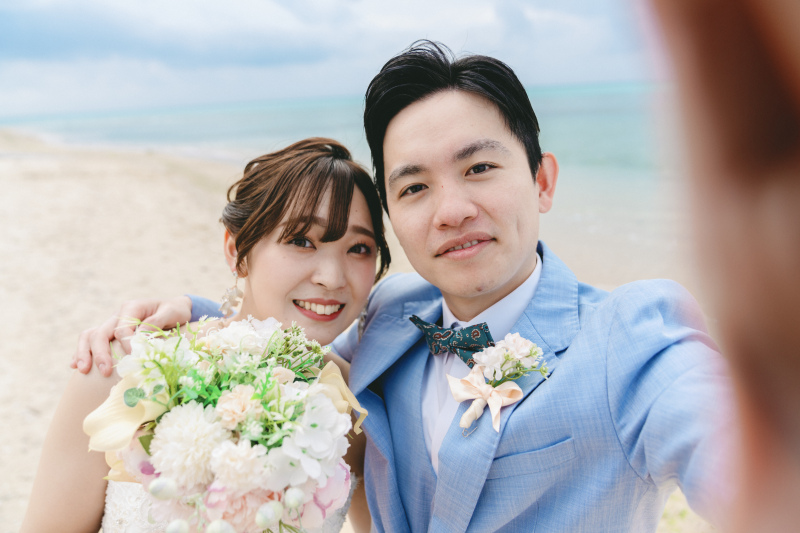 ※沖縄本島限定※【ベーシックフォトプラン】◇撮影地:穴場ビーチ!◇衣装/ヘアメイク/データお渡し/所要時間=約90分〜120分