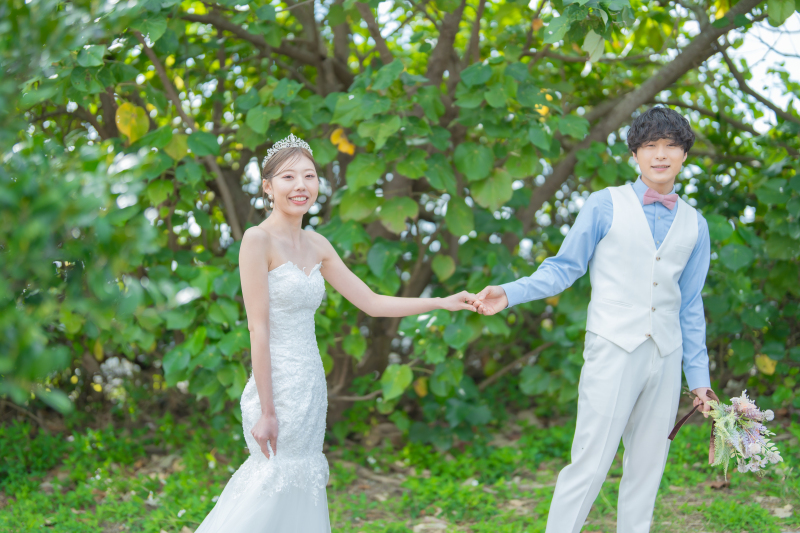 ※沖縄本島限定※【グリーン&スタジオ撮影プラン】◇撮影地:グリーン&スタジオ◇衣装/ヘアメイク/データお渡し/約120〜150分