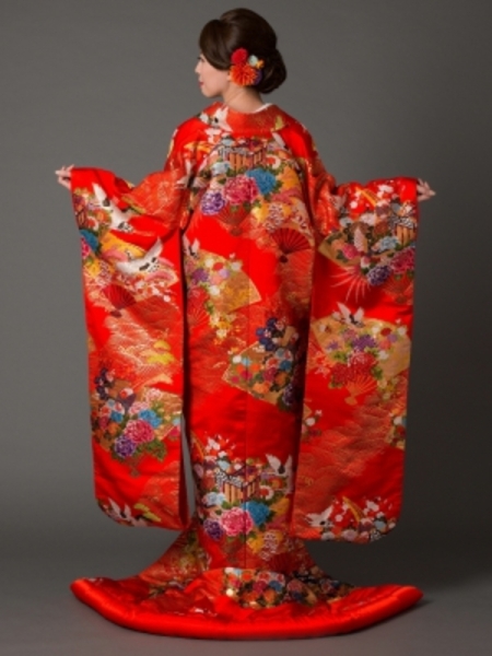 0-878 扇面と御所車