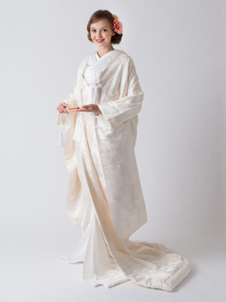 3-037 小花流水に鶴