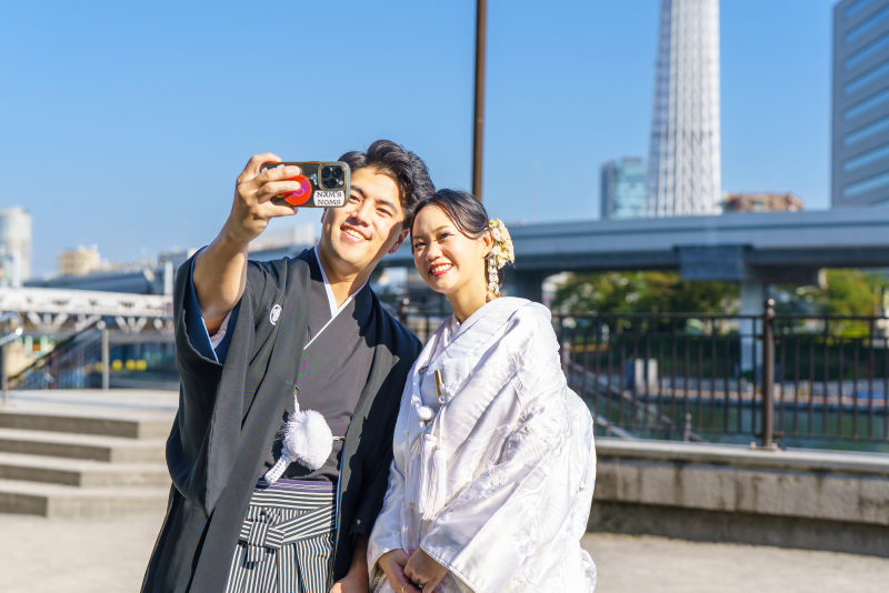 スマホで撮影しているオフショットも欠かせません。