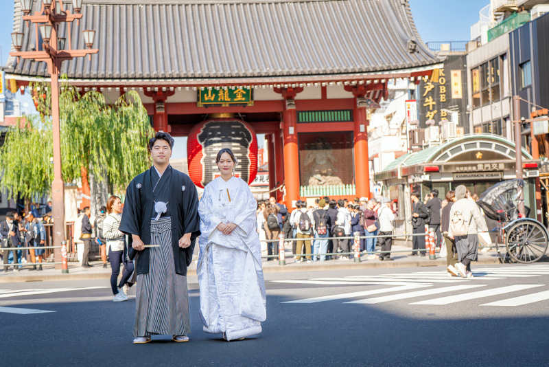 浅草といえばここ!和装との相性も良く特別な一枚に