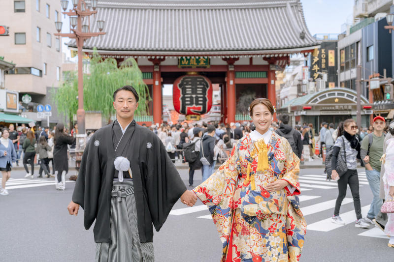 浅草といえばここ!誰もが知るこの場所で撮影♪