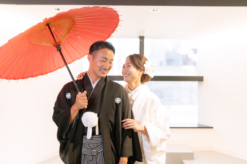 自然な笑顔で普段のおふたりの姿を写真に^^