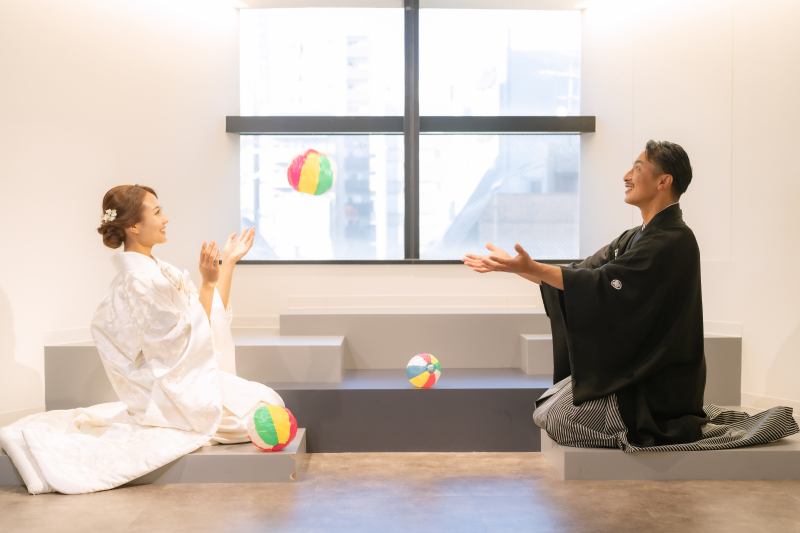 スタジオ撮影でも豊富な撮影ショットが叶います◎