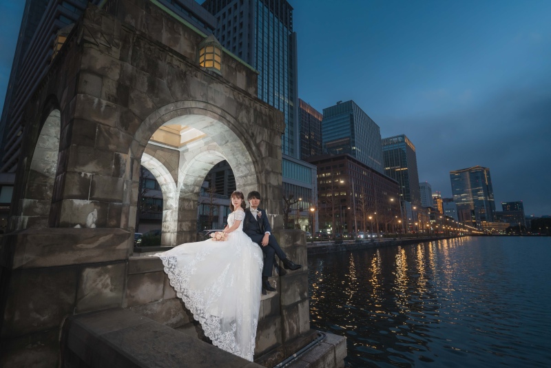 capryフォトウェディング東京(キャプリィフォトウェディング東京)_夜景で撮影できる