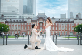 capryフォトウェディング東京（キャプリィフォトウェディング東京）_撮影SPOT＜東京駅舎前Day＞