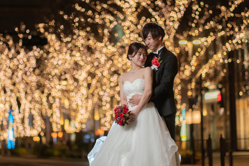 capryフォトウェディング東京(キャプリィフォトウェディング東京)_夜景で撮影できる