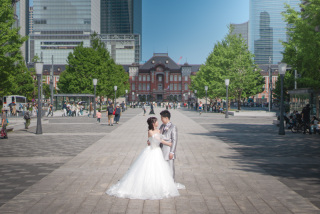 capryフォトウェディング東京（キャプリィフォトウェディング東京）_撮影SPOT＜東京駅舎前Day＞