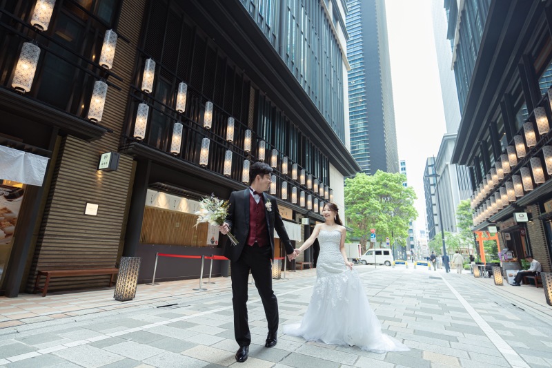 【新定番スポット!クラシカルな街並みで撮る】日本橋+銀座ロケフォトプラン☆★追加料金なし!全衣装からお好きなもの選び放題♬