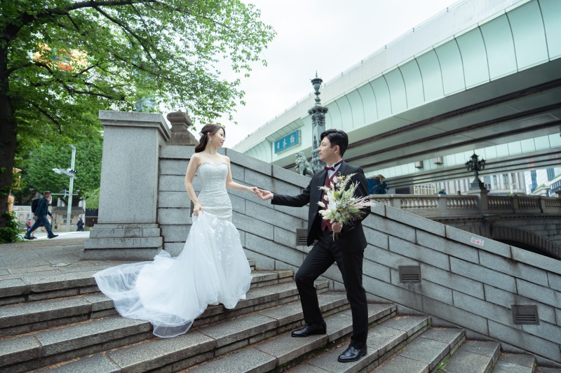 【新定番スポット!クラシカルな街並みで撮る】日本橋+銀座ロケフォトプラン☆★追加料金なし!全衣装からお好きなもの選び放題♬