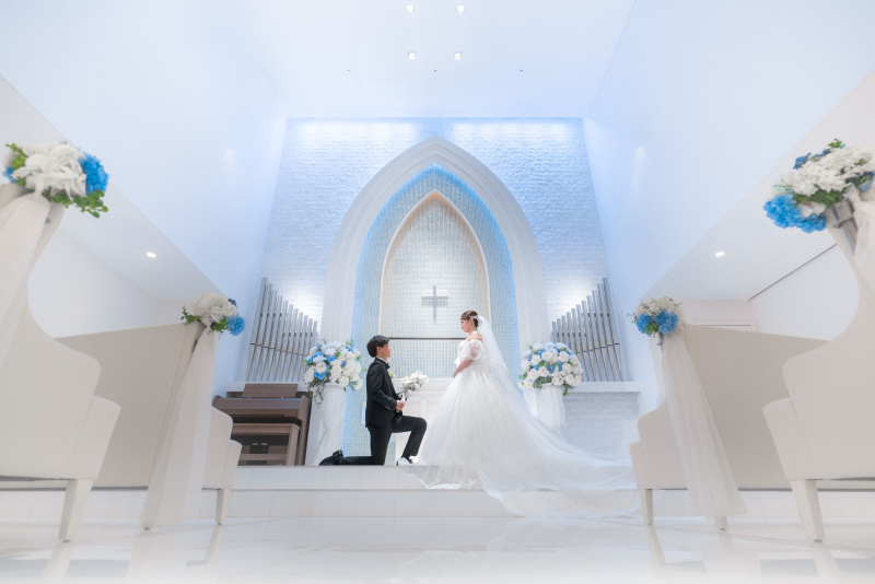 ☆2月撮影限定価格☆【純白チャペル×東京駅舎前Night撮影】衣装フリーチョイス!100カットコミコミプラン|新郎新婦洋装1着