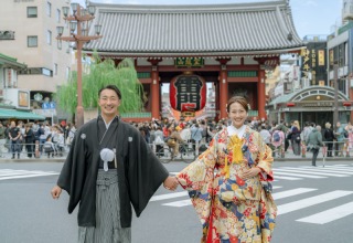 先着5組様限定プラン【和装スタジオ&和装ローケーション撮影120カット】追加料金は一切不要！好きな衣装でおふたりらしく撮影♪