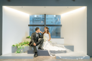 ☆今月ご成約限定☆【洋装スタジオ50カット】ドレスフリーチョイス！追加料金不要の安心プラン♪＋私服でのスタジオフォトもプレゼント