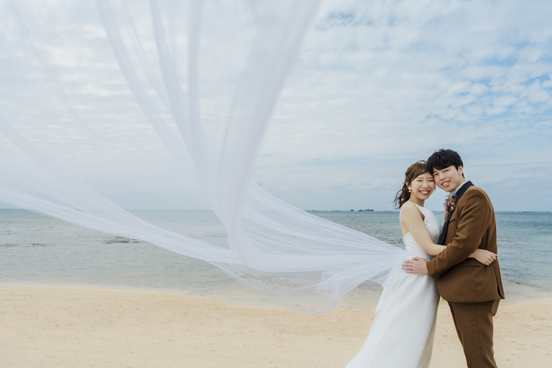 ロングベールも使用しました♩