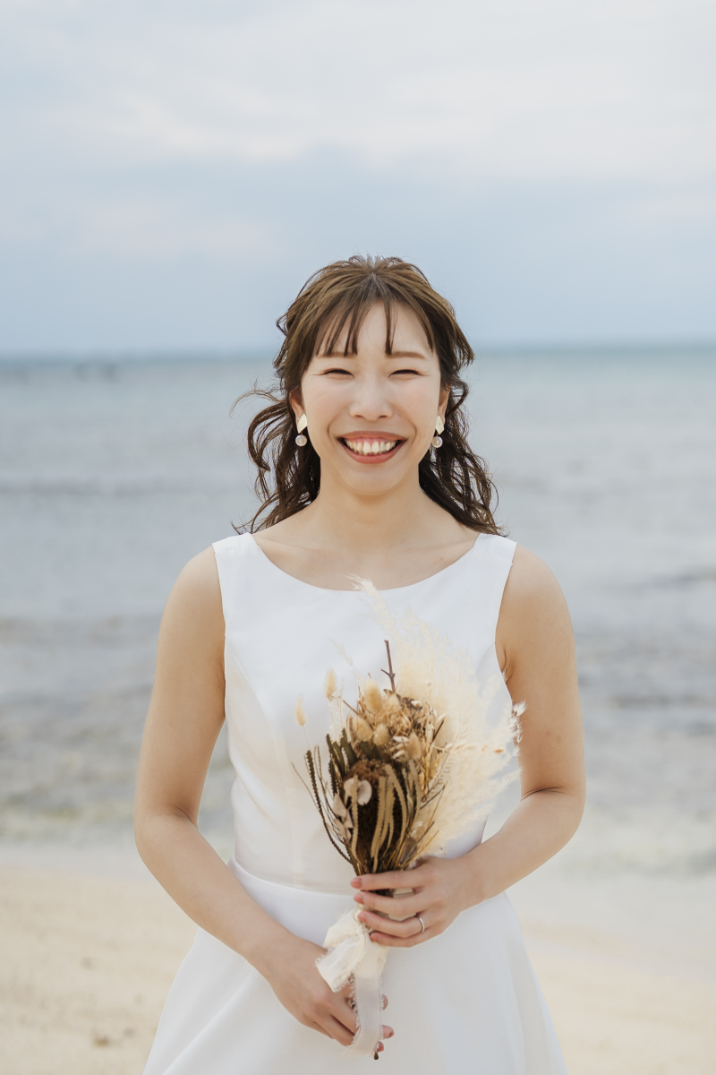 新婦様の笑顔が可愛い〜!