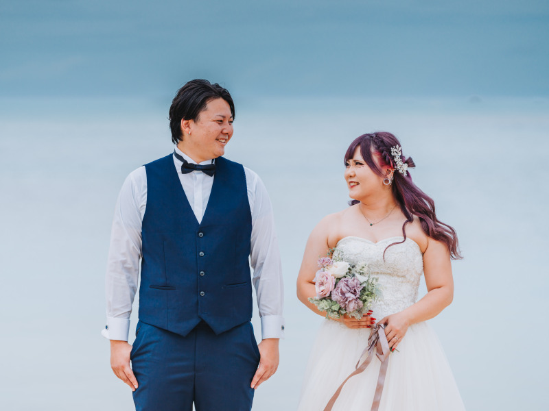 ビーチに移動して撮影です！