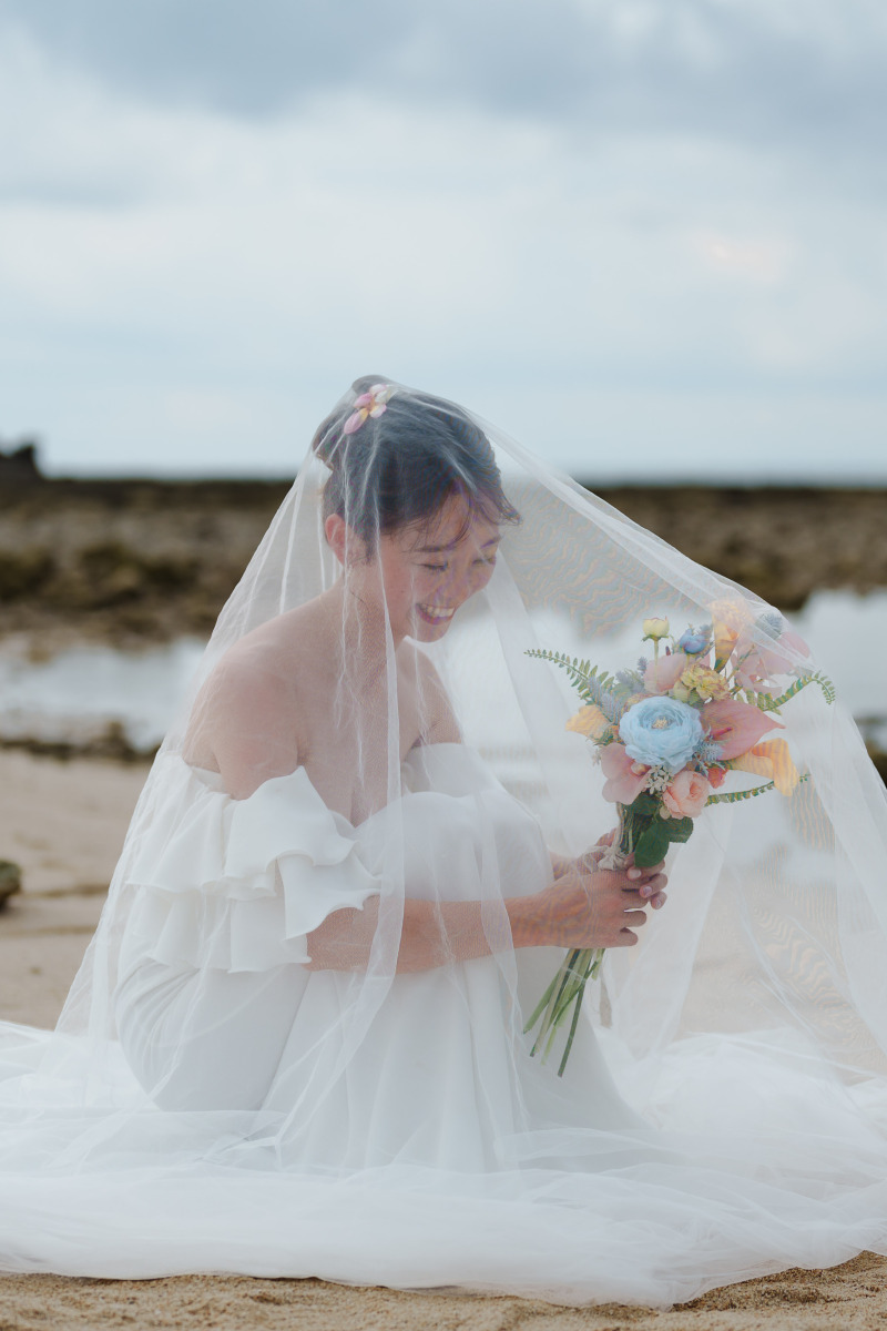 花嫁さんのかわいいを見逃さない！！
笑顔の瞬間を切り取ります！！