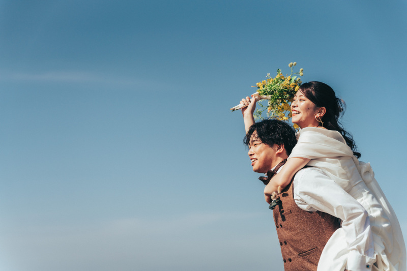 【ビーチ&緑&崖フォト150プラン】残波岬・150カット・ヘアメイク&衣装&小物込み