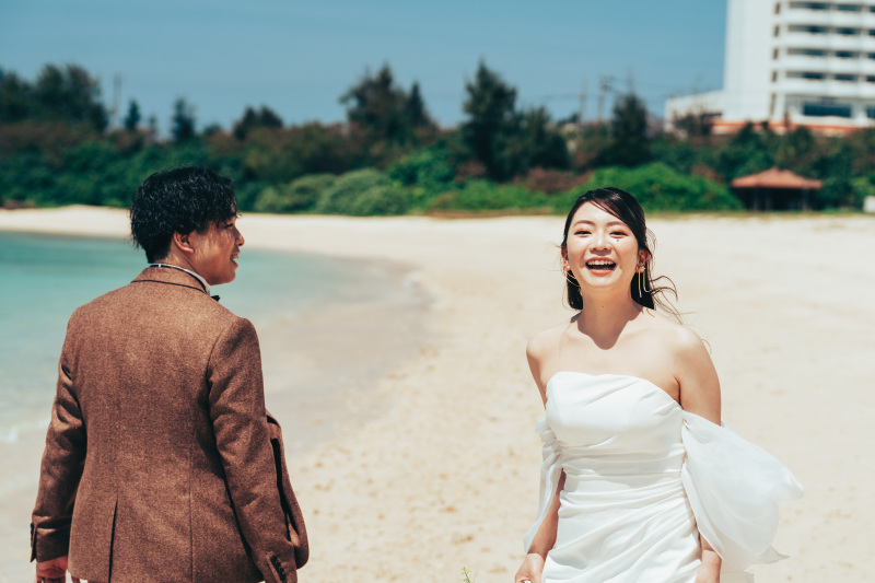 【フォト100&90秒ムービープラン】指定ビーチ・100カット・ヘアメイク&衣装&小物一式